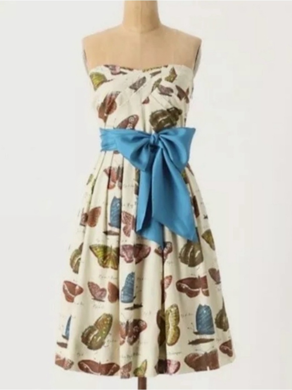 Anthropologie Maeve Butterfly Dress NWOT size 4